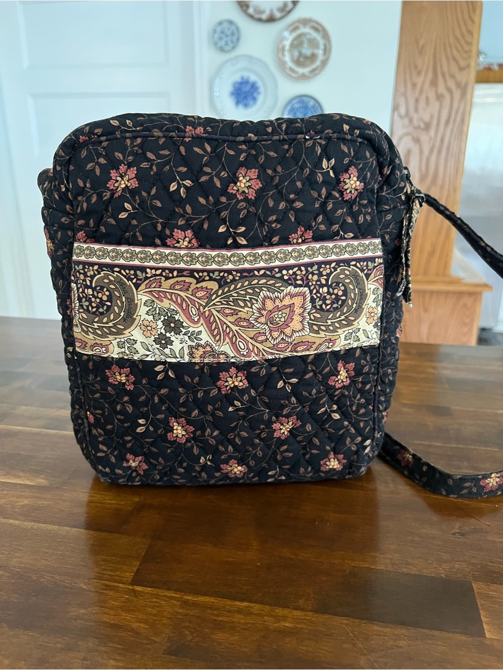 Vera Bradley Vintage Black Walnut “Mom’s Day Out” Bag